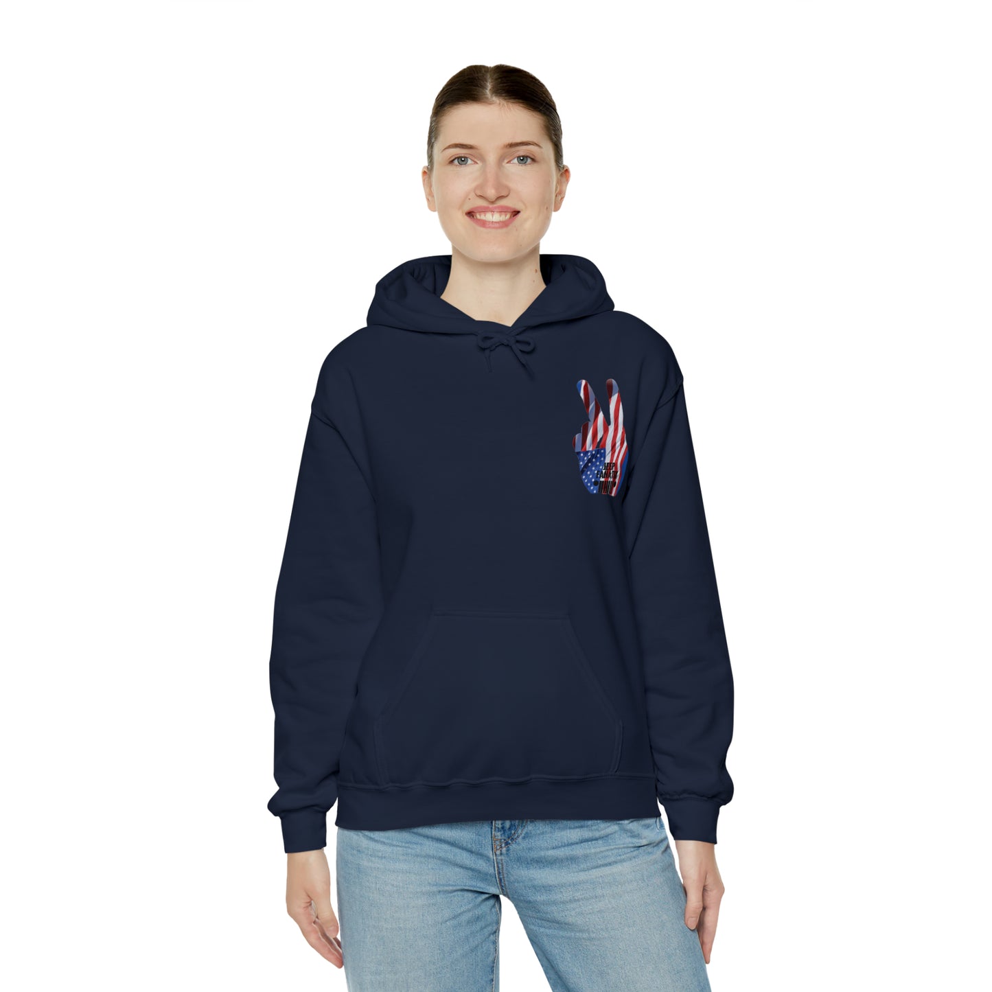 Unisex Heavy Blend™ Hooded Sweatshirt Stars, Stripes and Jeeps