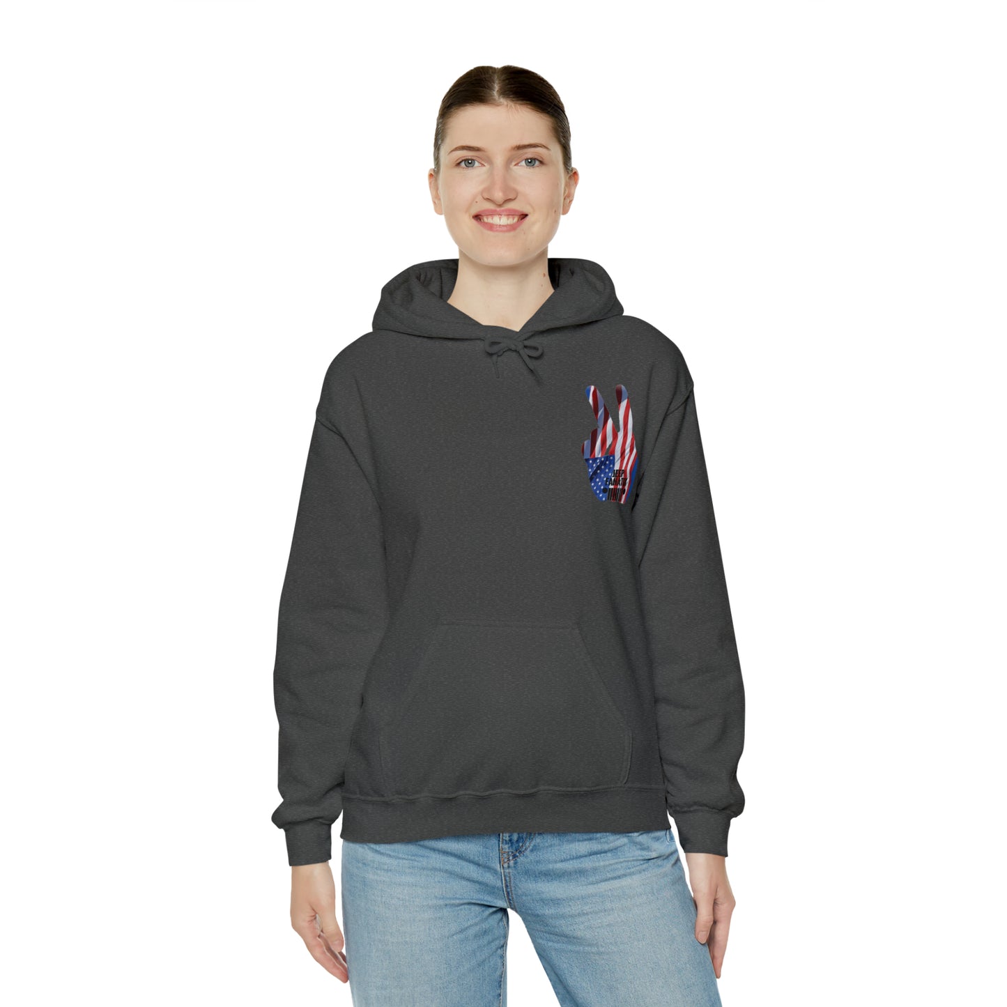 Unisex Heavy Blend™ Hooded Sweatshirt Stars, Stripes and Jeeps