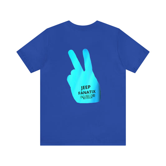 Turquoise Jeep Wave Unisex Jersey Short Sleeve Tee