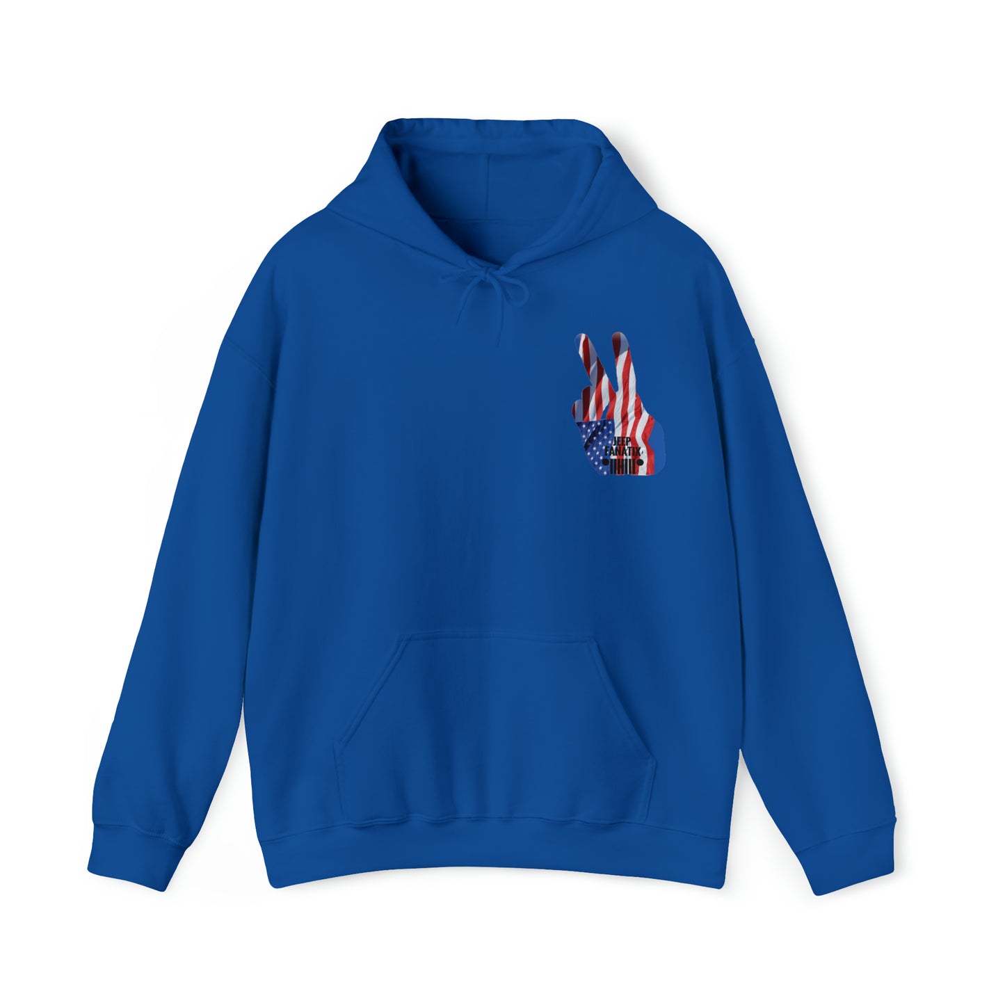 Unisex Heavy Blend™ Hooded Sweatshirt Stars, Stripes and Jeeps