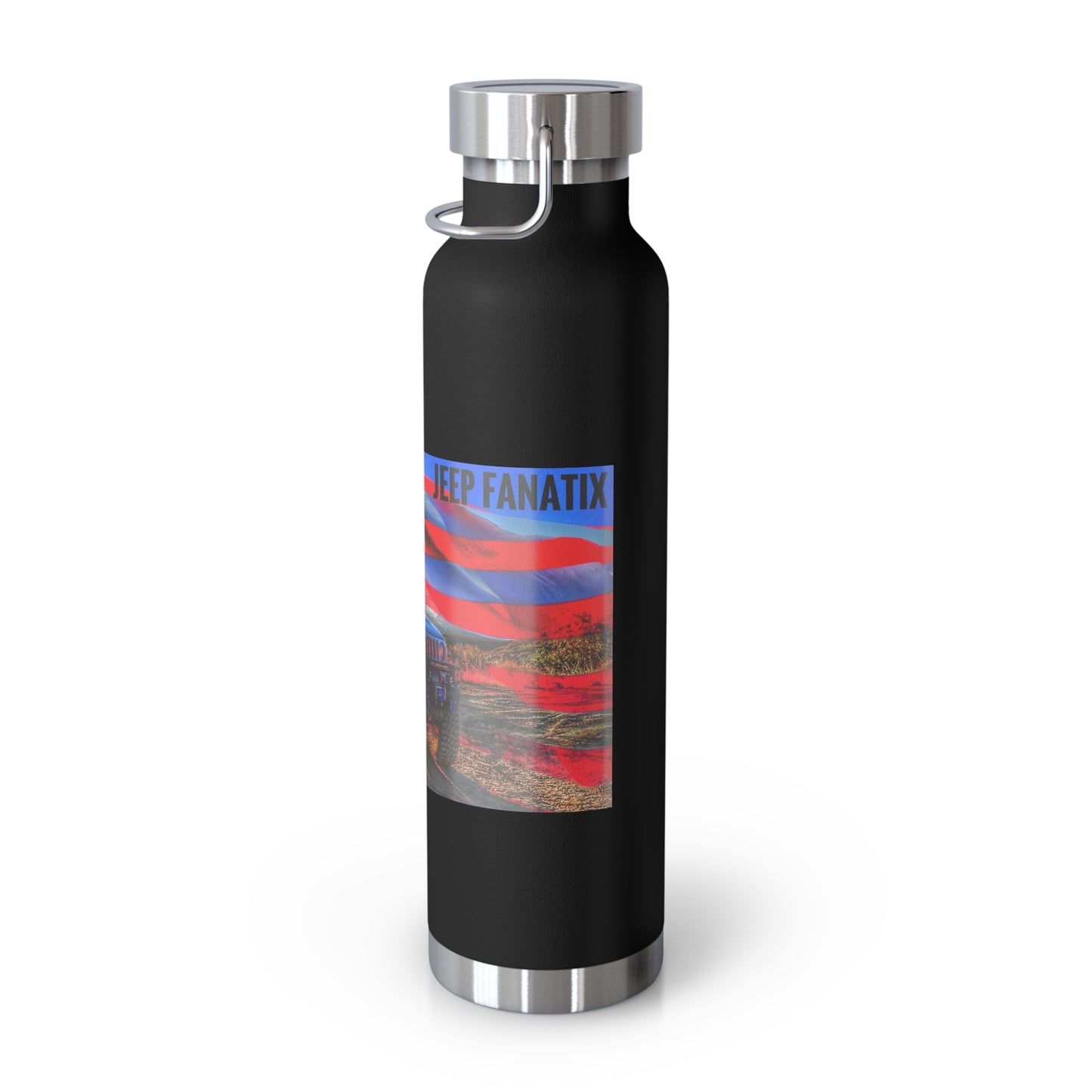 Copper Vacuum Insulated Bottle, 22oz American Jeep