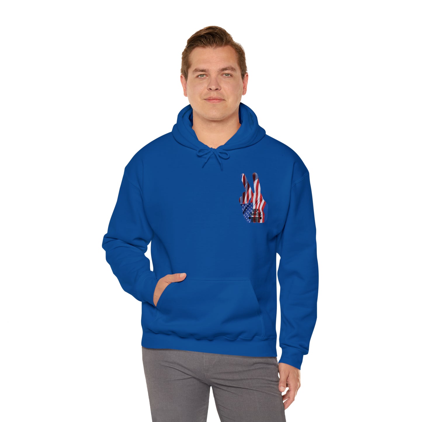 Unisex Heavy Blend™ Hooded Sweatshirt American Jeep