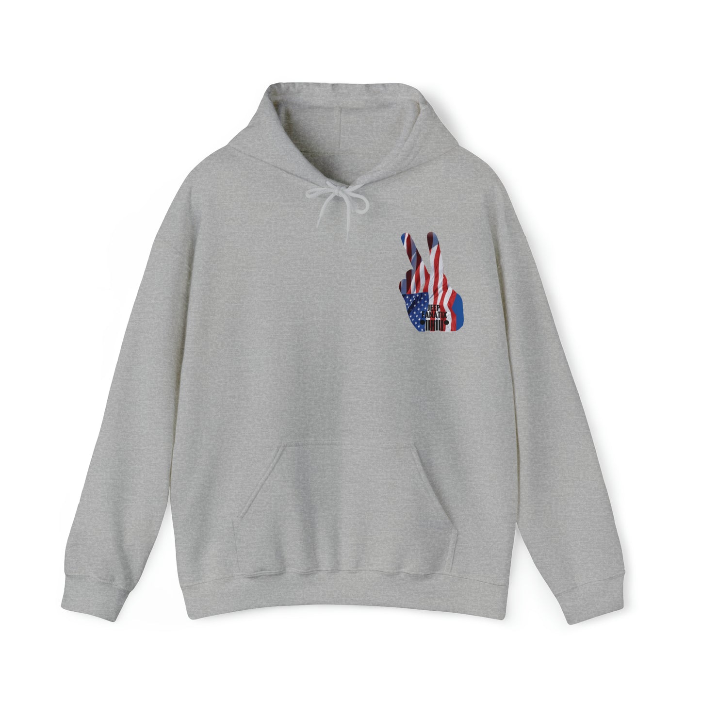 Stars, Stripes and Jeeps Unisex Heavy Blend™ Hooded Sweatshirt