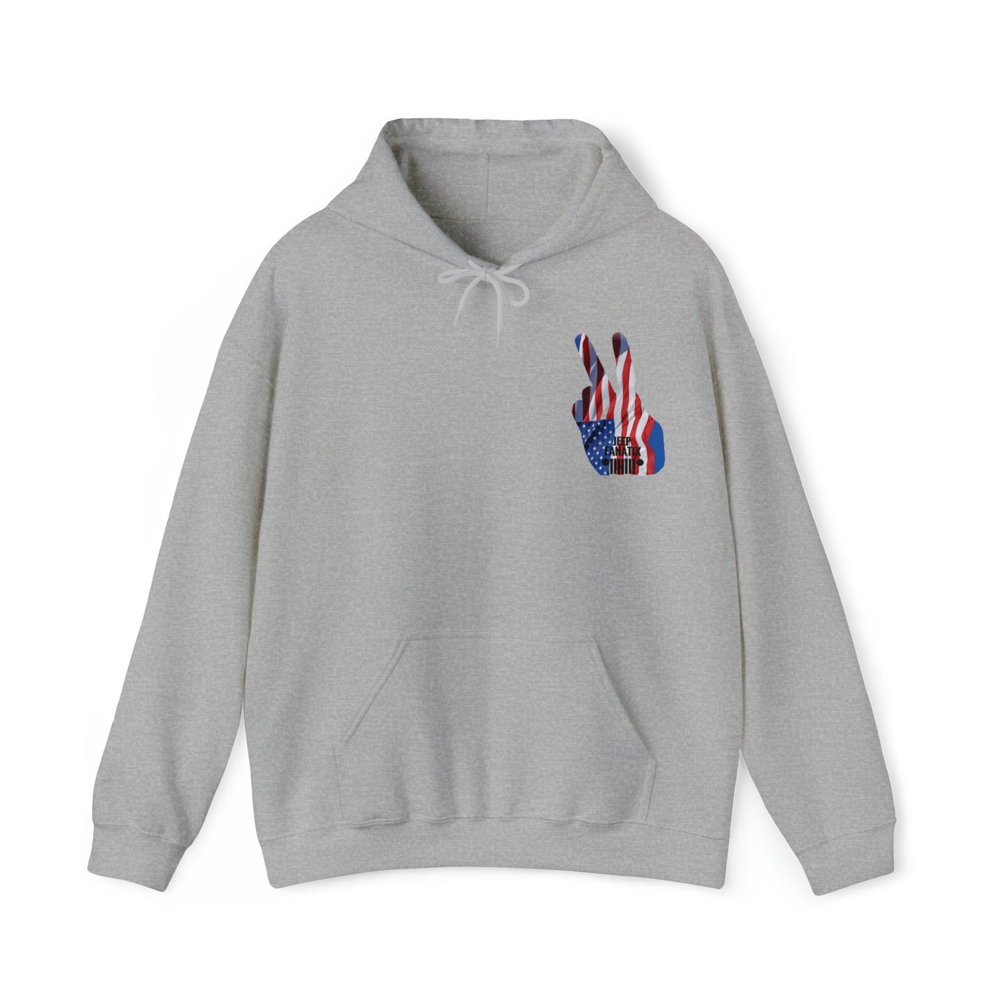 Unisex Heavy Blend™ Hooded Sweatshirt Stars, Stripes and Jeeps