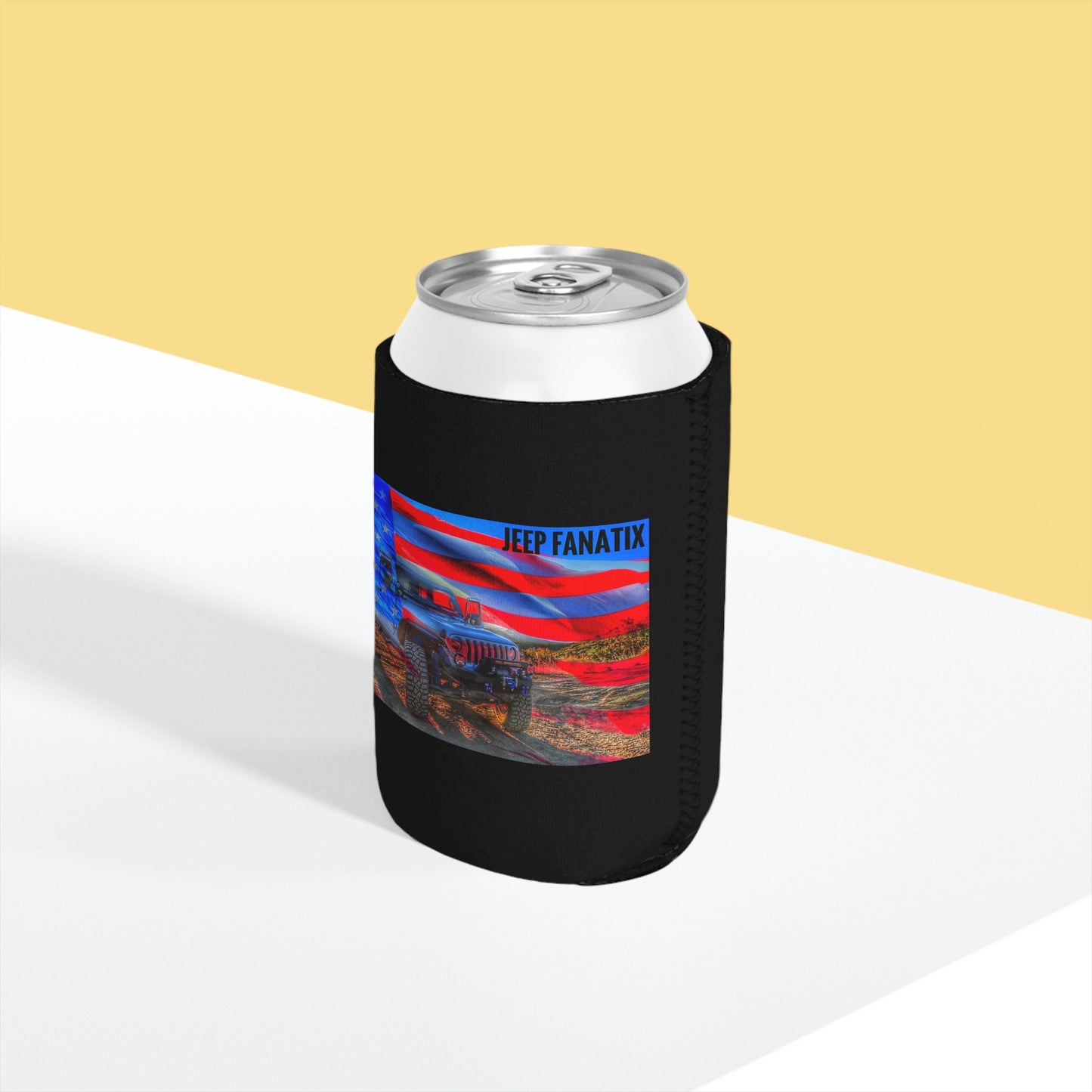 Can Cooler Sleeve American Jeep