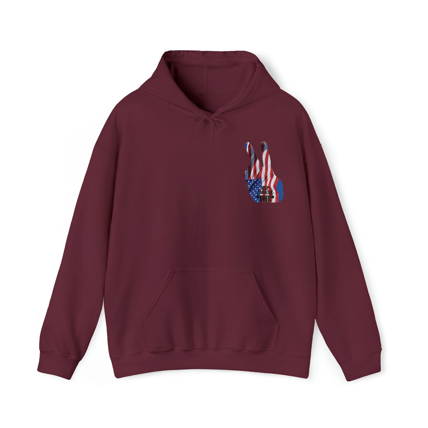 Stars, Stripes and Jeeps Unisex Heavy Blend™ Hooded Sweatshirt