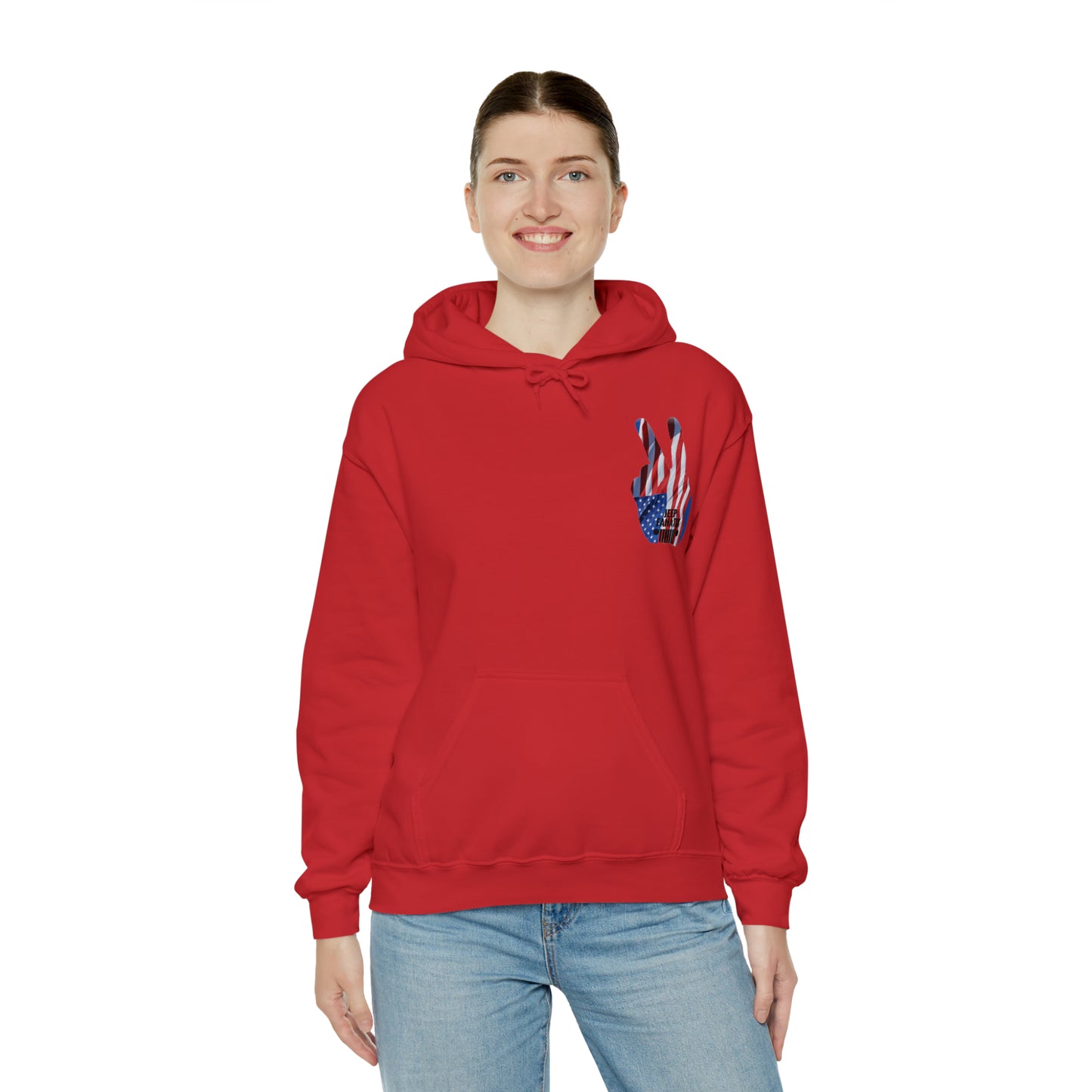 Unisex Heavy Blend™ Hooded Sweatshirt Stars, Stripes and Jeeps