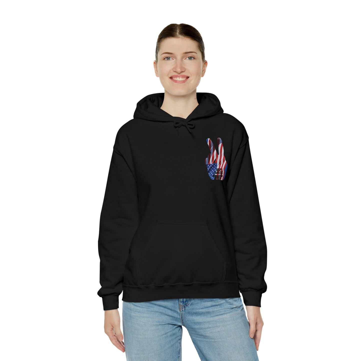 Unisex Heavy Blend™ Hooded Sweatshirt American Jeep Wave