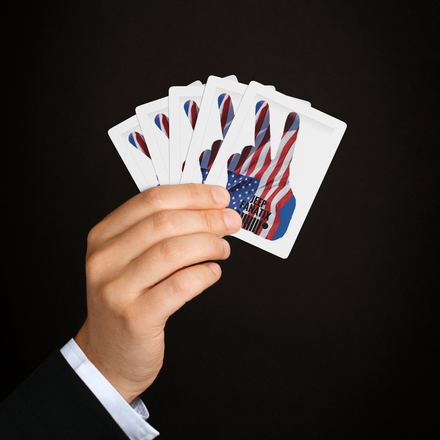 American Jeep Wave Custom Poker Cards