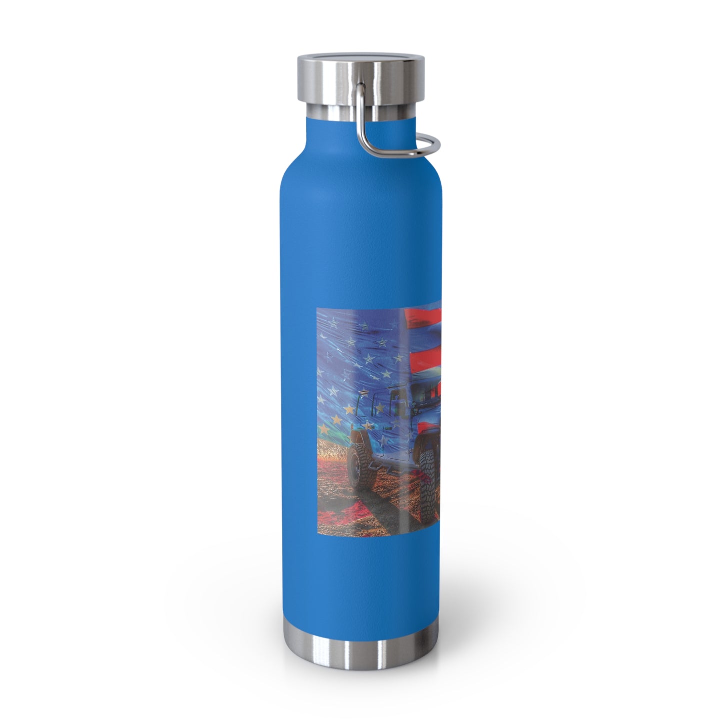 American Jeep Copper Vacuum Insulated Bottle, 22oz