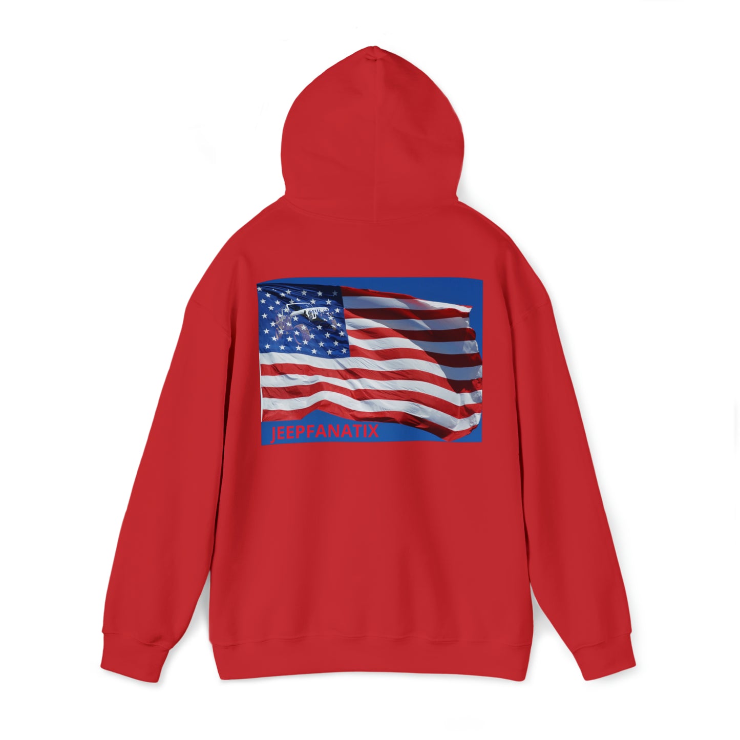 Unisex Heavy Blend™ Hooded Sweatshirt Stars, Stripes and Jeeps