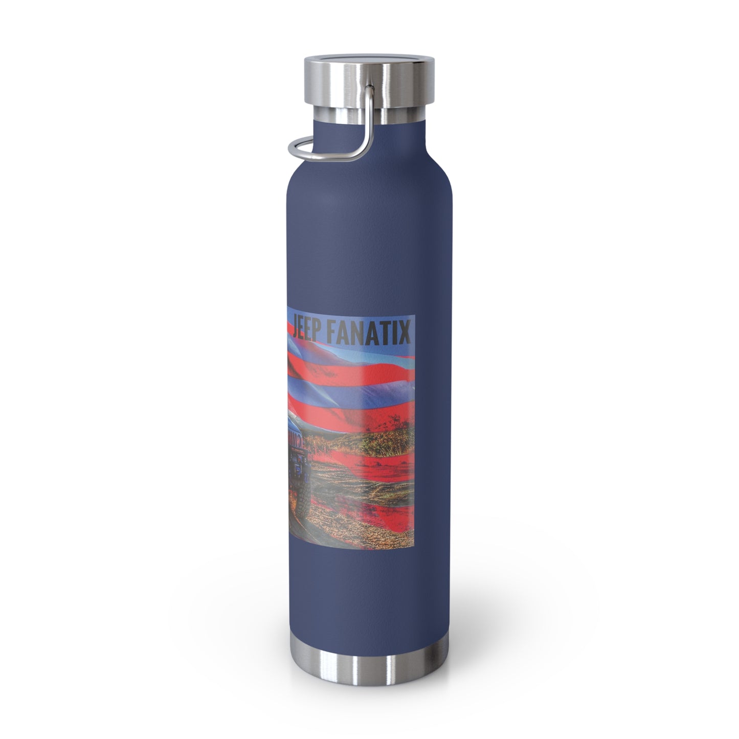 American Jeep Copper Vacuum Insulated Bottle, 22oz