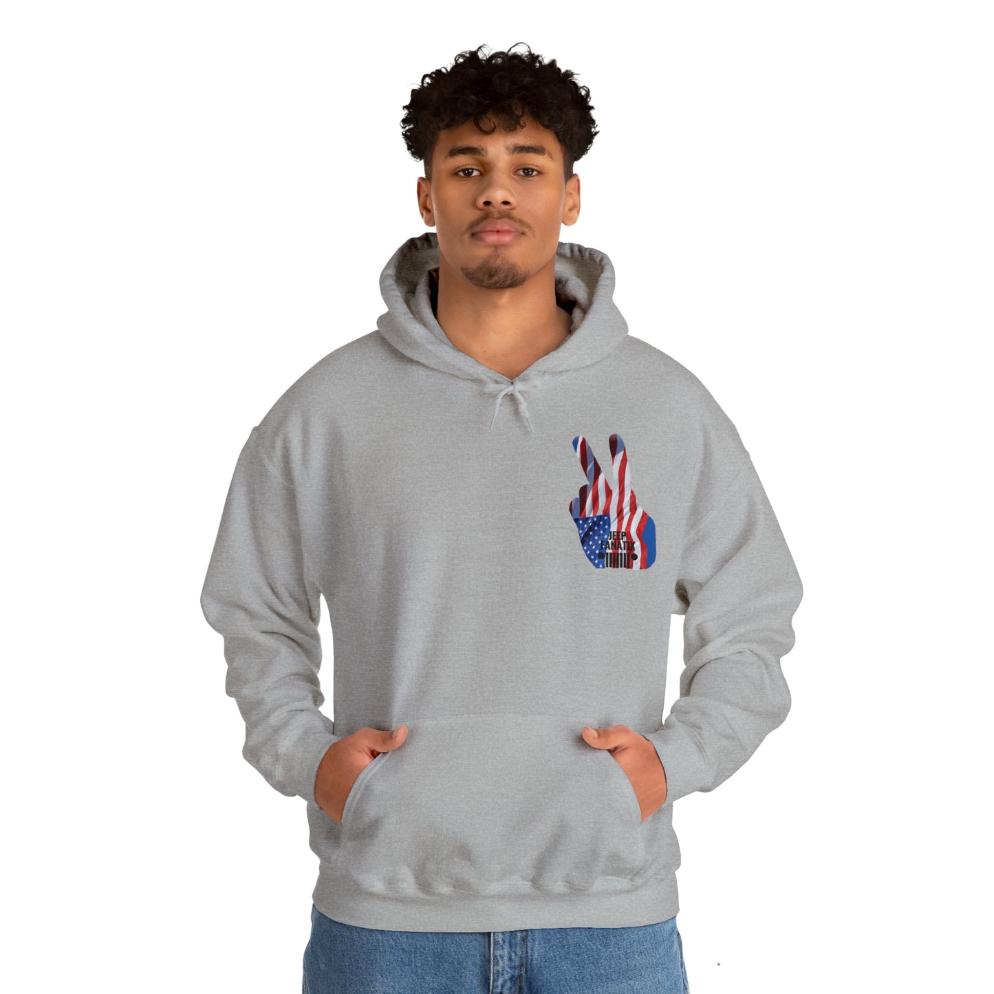 Unisex Heavy Blend™ Hooded Sweatshirt American Jeep