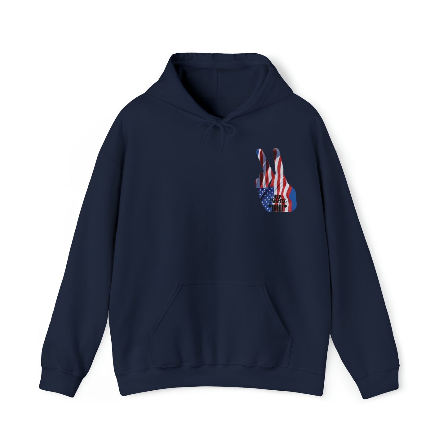 Stars, Stripes and Jeeps Unisex Heavy Blend™ Hooded Sweatshirt