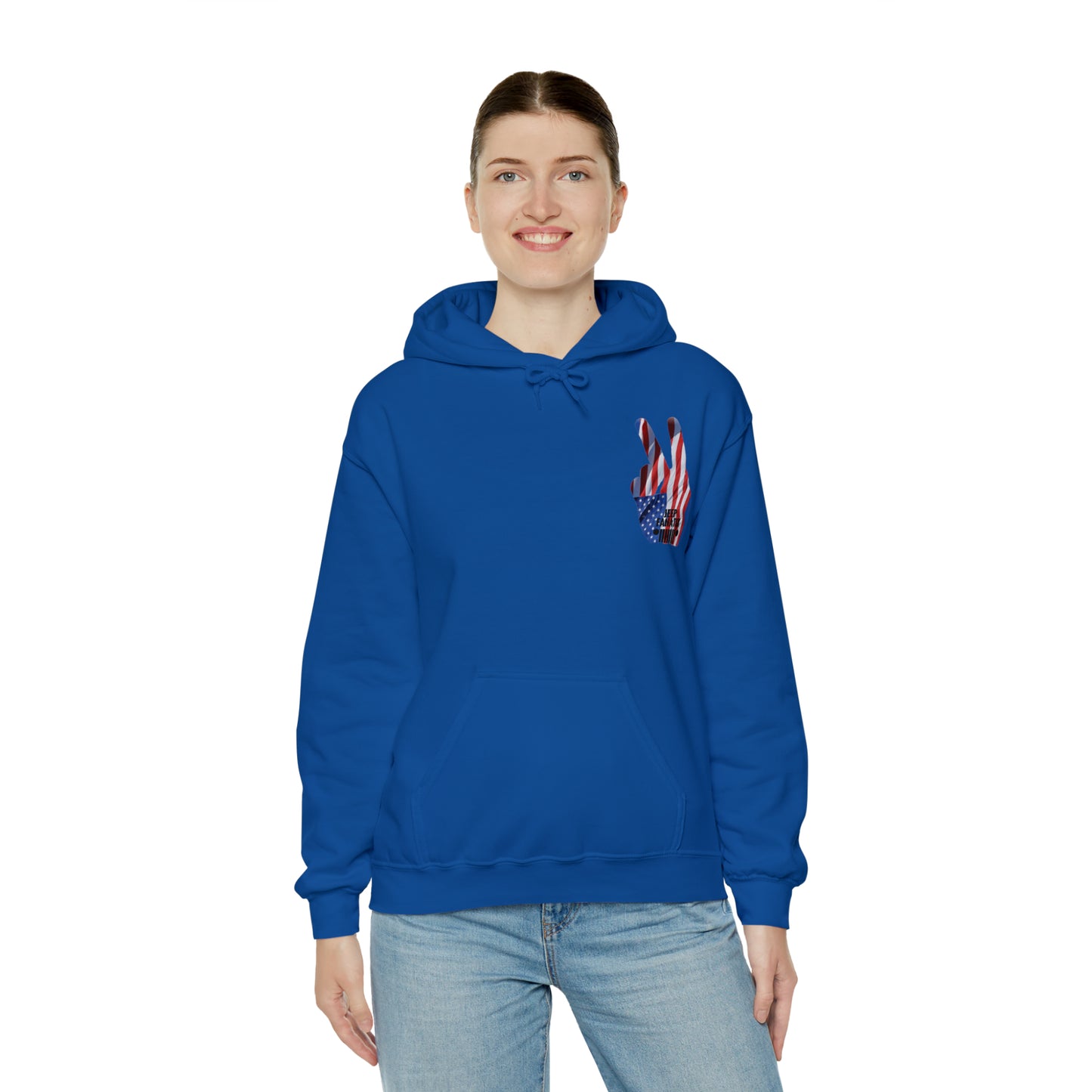 Unisex Heavy Blend™ Hooded Sweatshirt Stars, Stripes and Jeeps