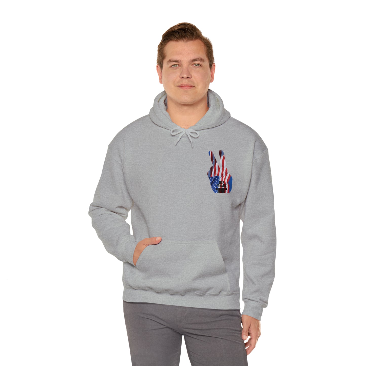 Unisex Heavy Blend™ Hooded Sweatshirt American Jeep