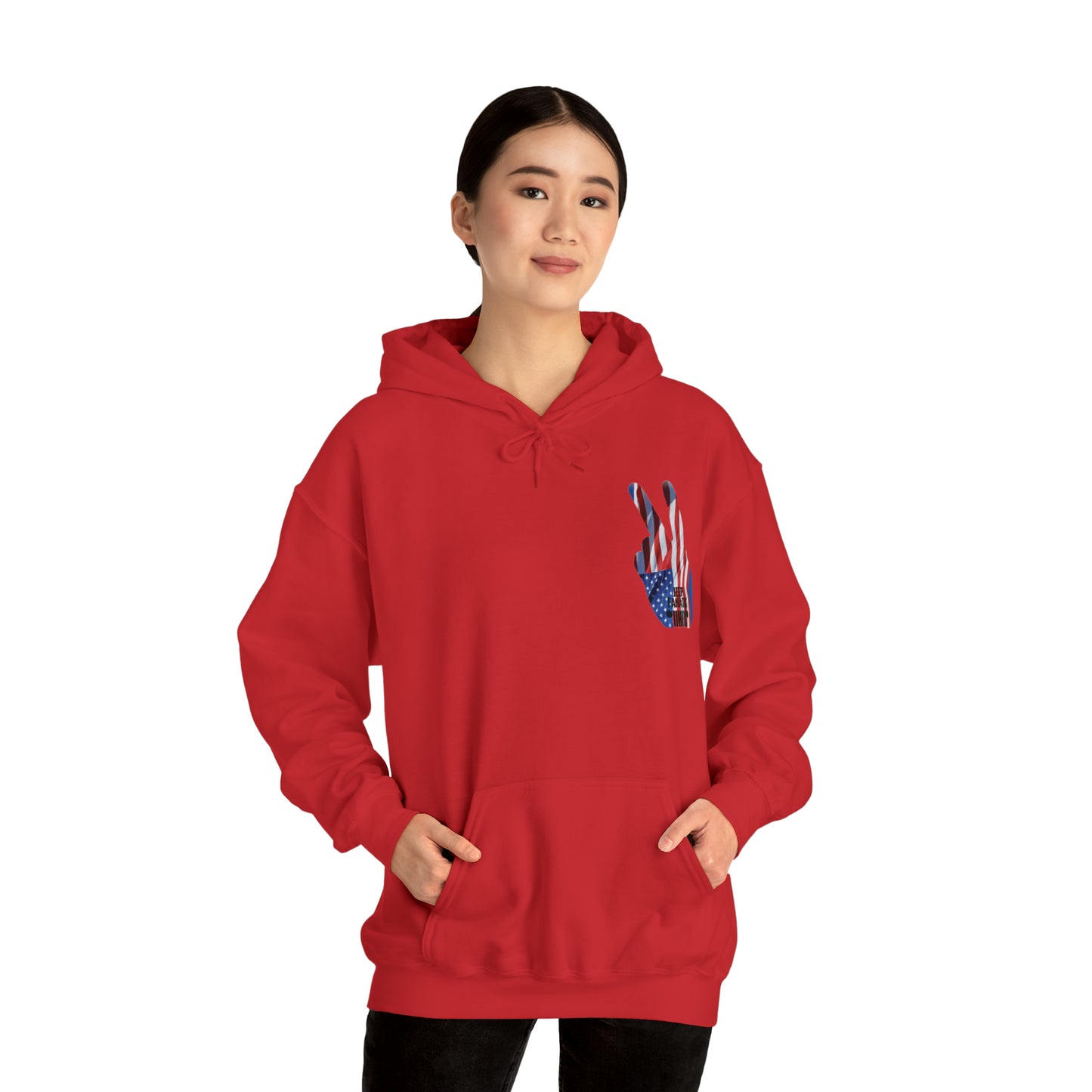 Unisex Heavy Blend™ Hooded Sweatshirt American Jeep Wave