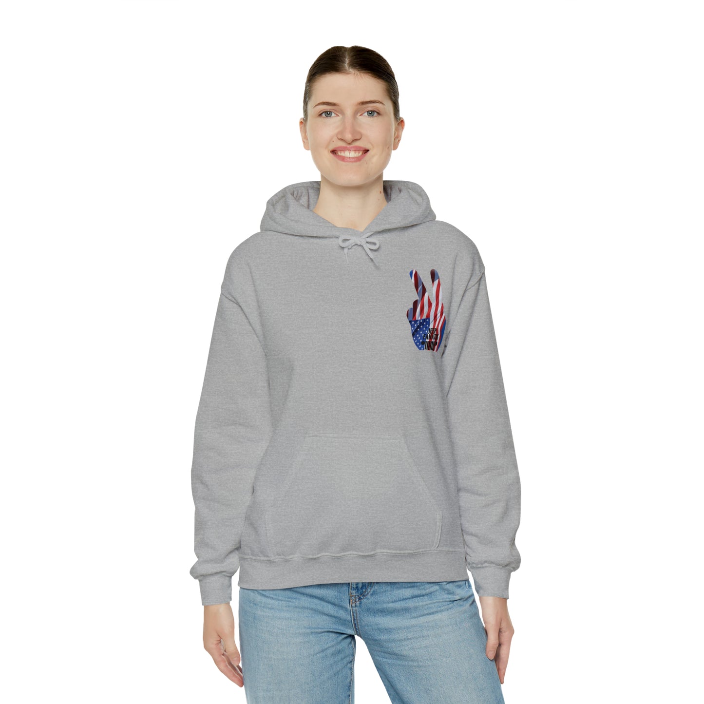 Unisex Heavy Blend™ Hooded Sweatshirt Stars, Stripes and Jeeps