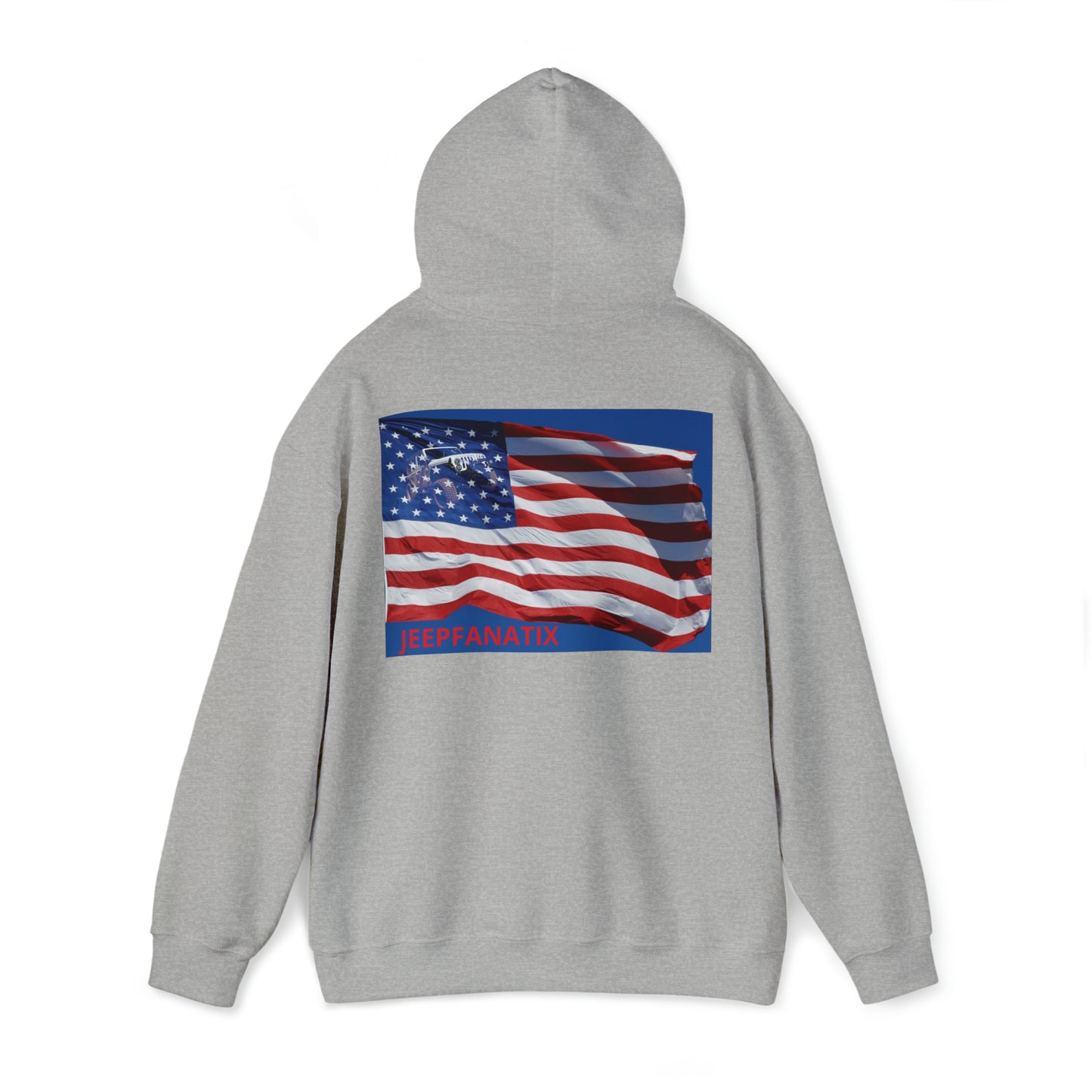 Stars, Stripes and Jeeps Unisex Heavy Blend™ Hooded Sweatshirt