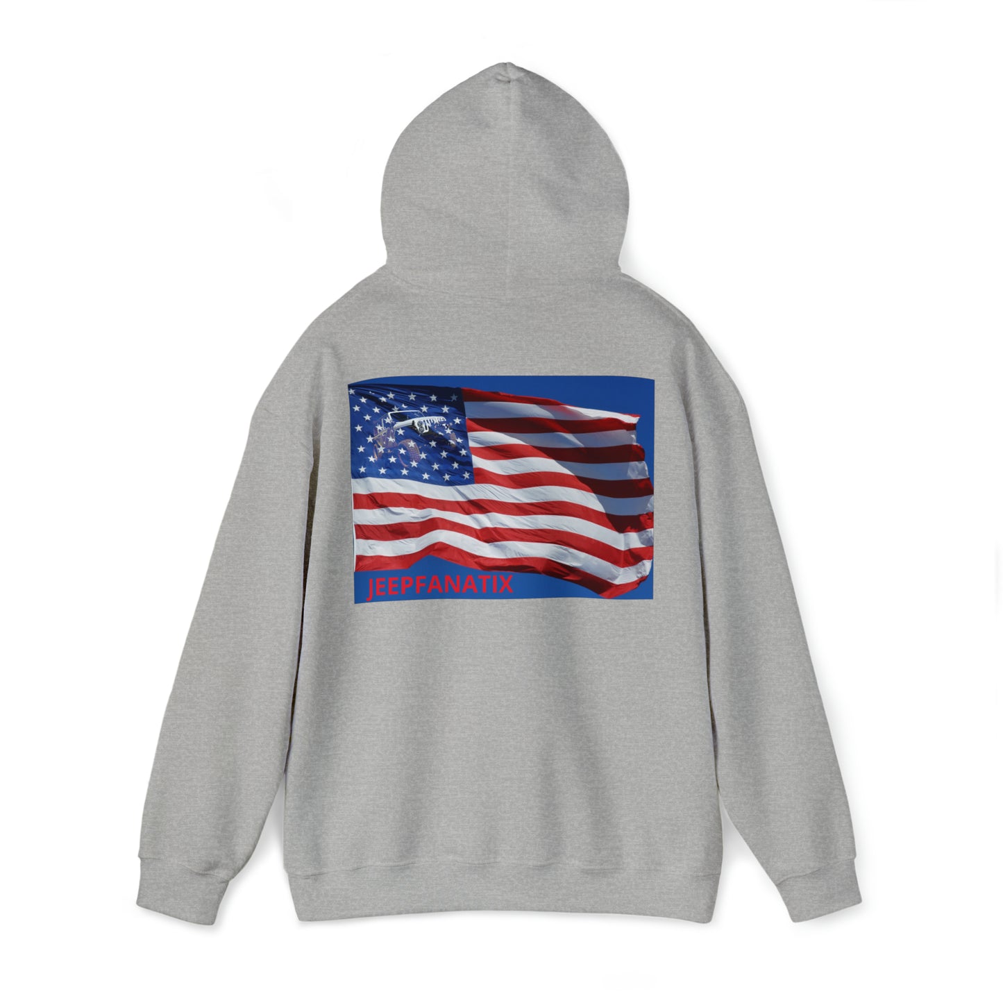 Unisex Heavy Blend™ Hooded Sweatshirt Stars, Stripes and Jeeps