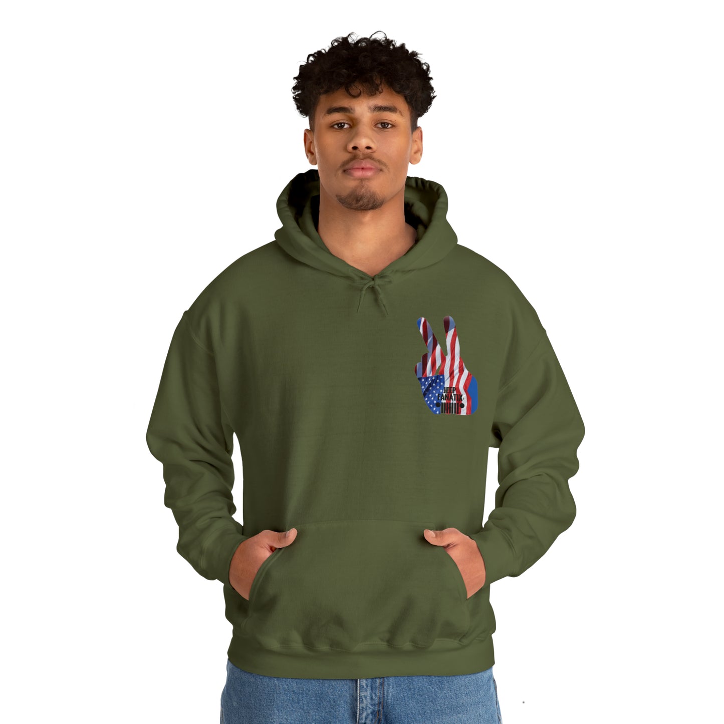 Unisex Heavy Blend™ Hooded Sweatshirt American Jeep