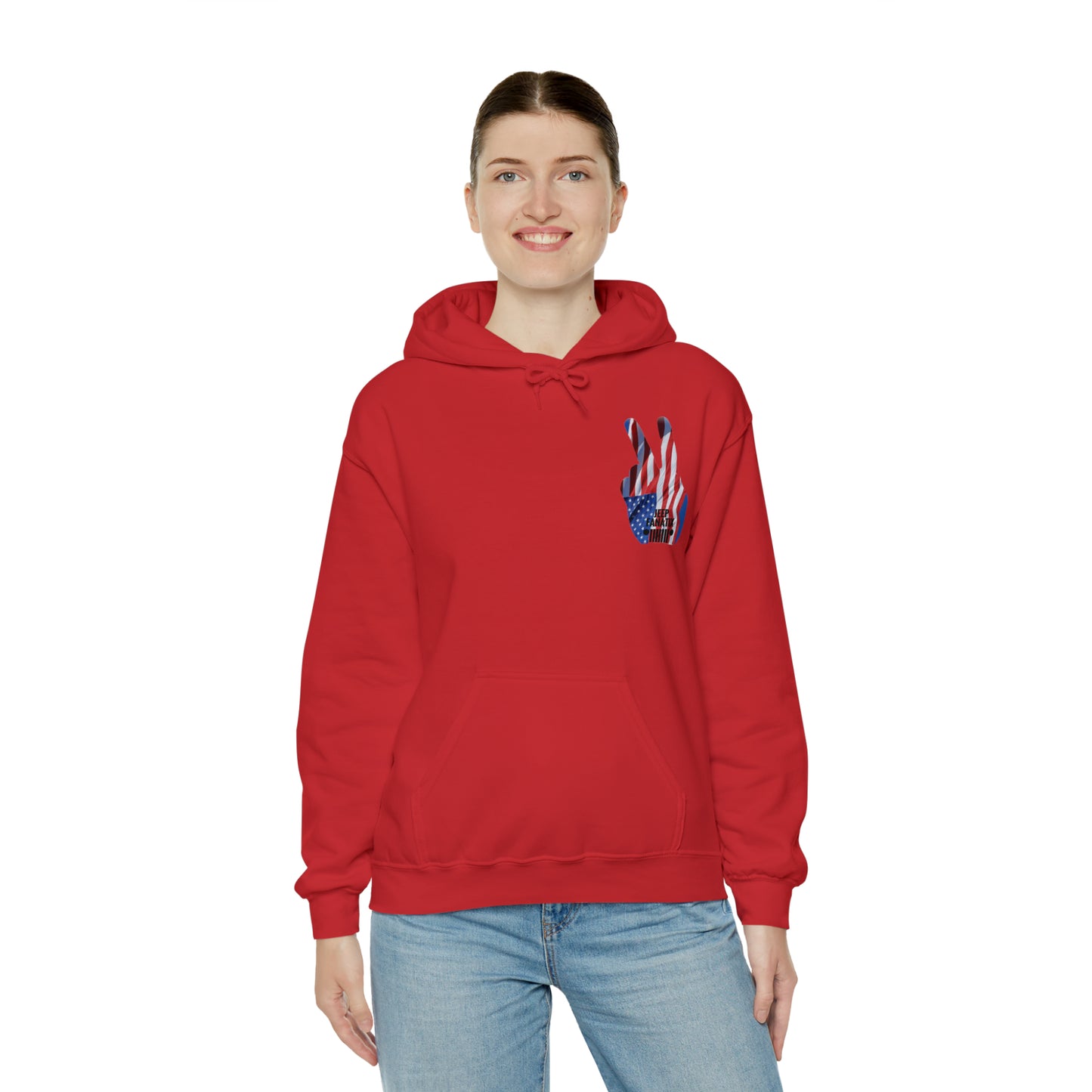 Unisex Heavy Blend™ Hooded Sweatshirt American Jeep