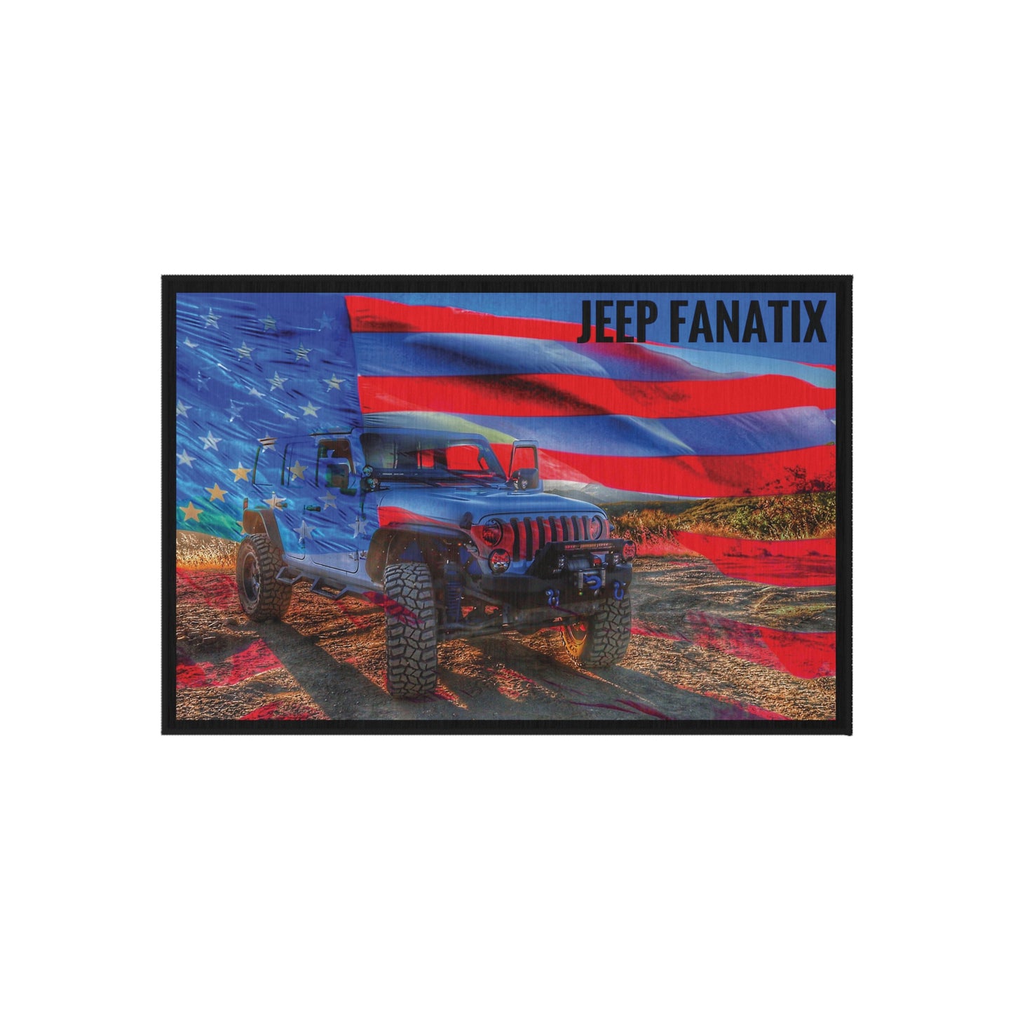 Outdoor Rug American Jeep