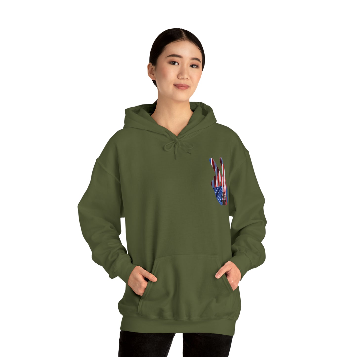 Unisex Heavy Blend™ Hooded Sweatshirt Stars, Stripes and Jeeps