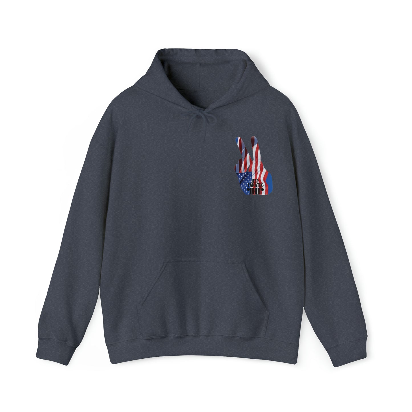 Stars, Stripes and Jeeps Unisex Heavy Blend™ Hooded Sweatshirt