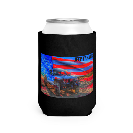 Can Cooler Sleeve American Jeep