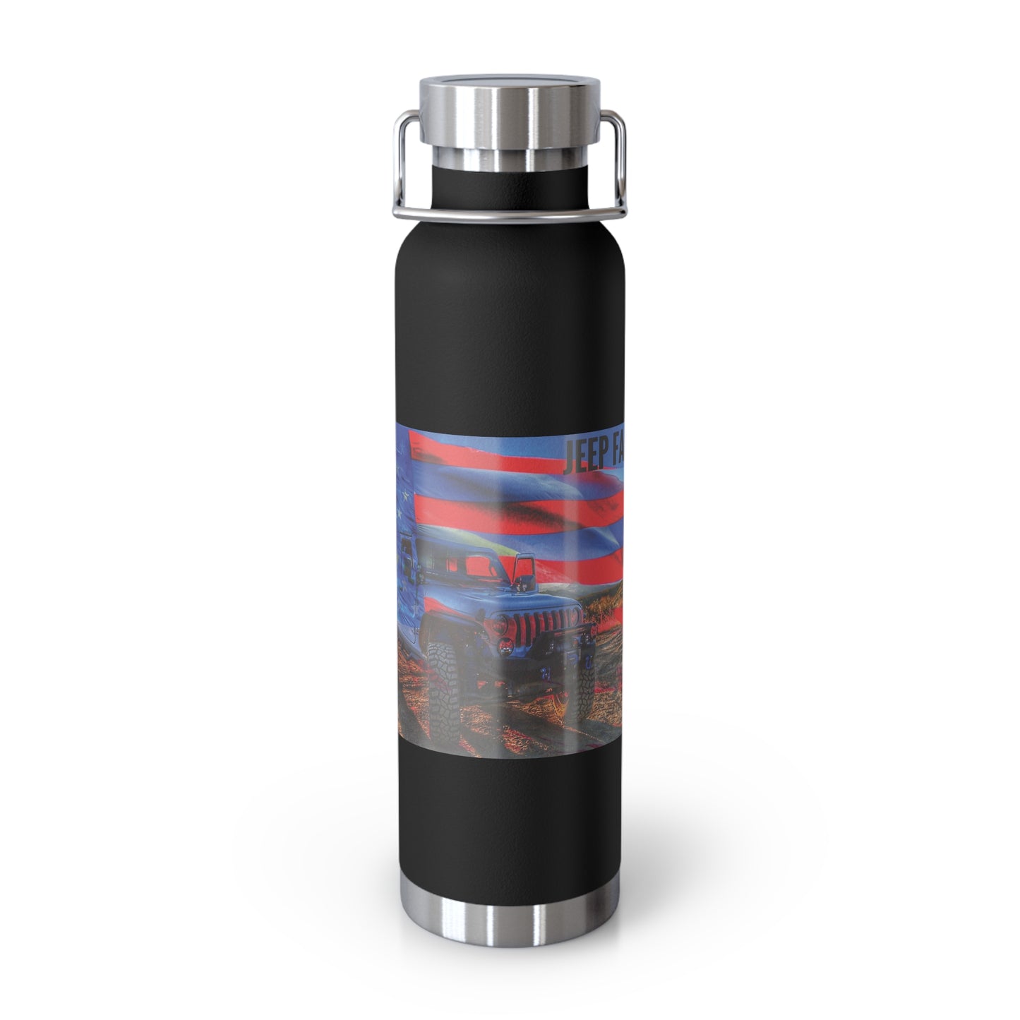 American Jeep Copper Vacuum Insulated Bottle, 22oz