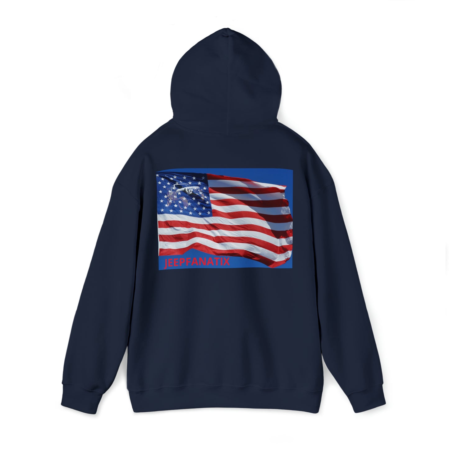 Unisex Heavy Blend™ Hooded Sweatshirt Stars, Stripes and Jeeps