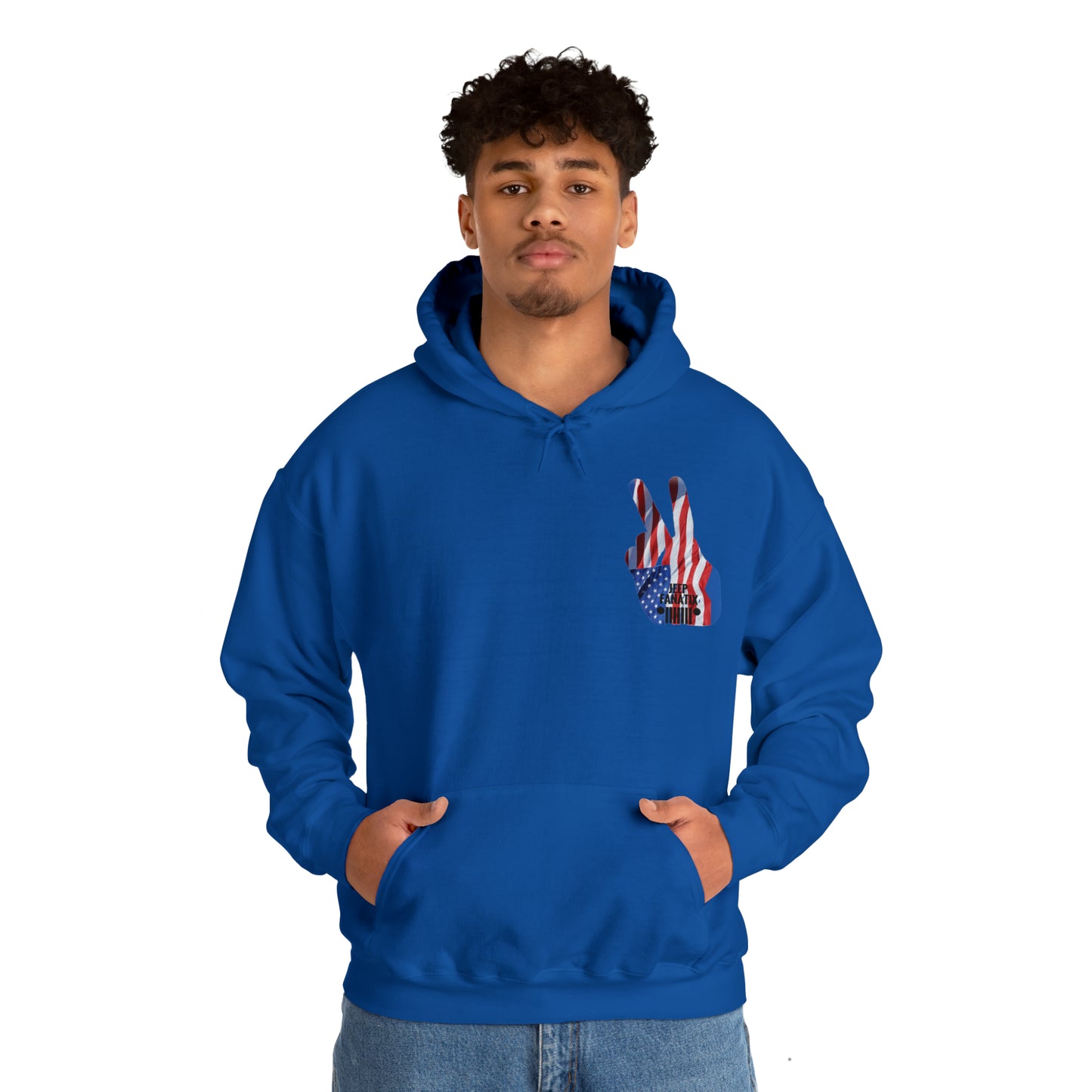 Unisex Heavy Blend™ Hooded Sweatshirt American Jeep