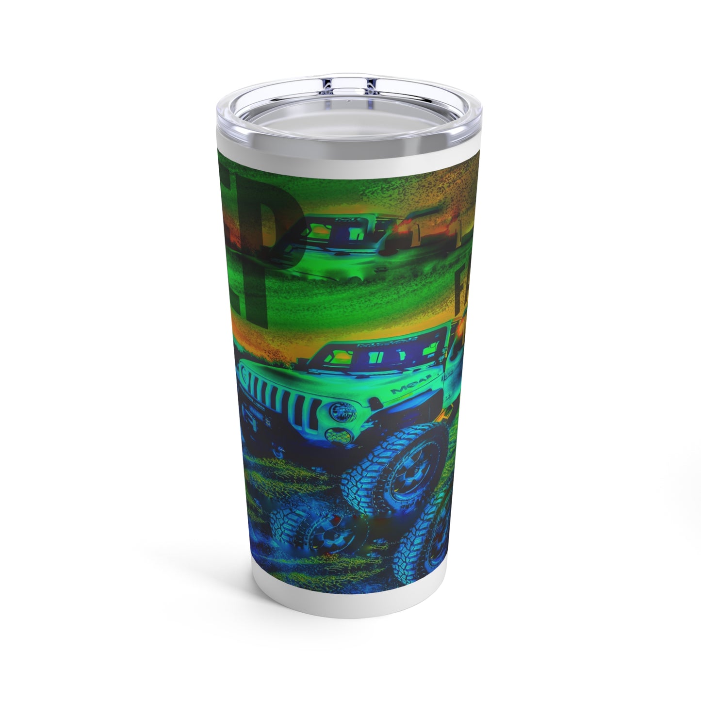 Tumbler 20oz Green Machine