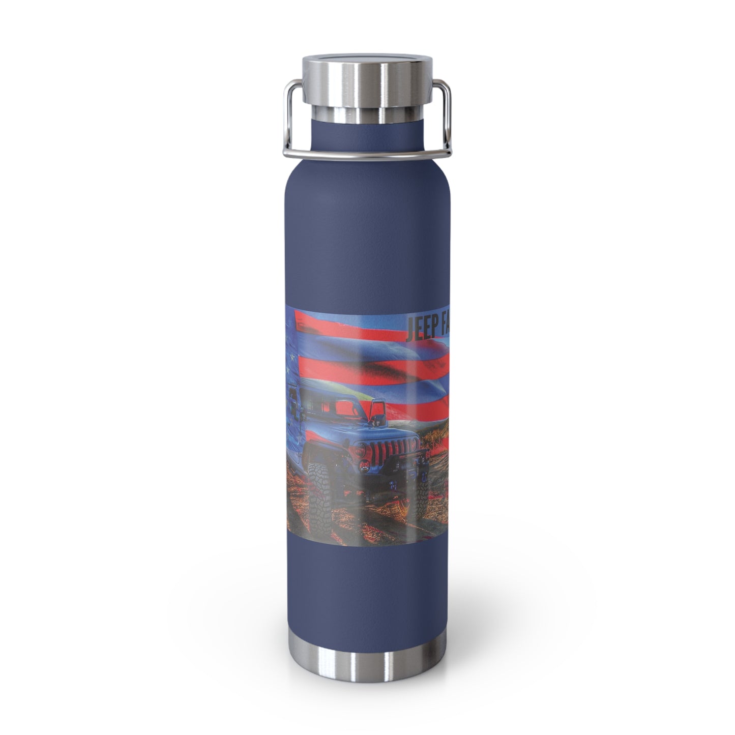 American Jeep Copper Vacuum Insulated Bottle, 22oz