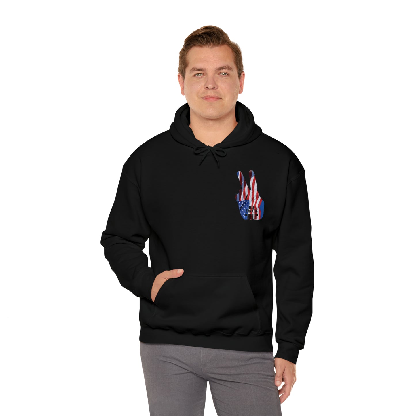 Unisex Heavy Blend™ Hooded Sweatshirt American Jeep