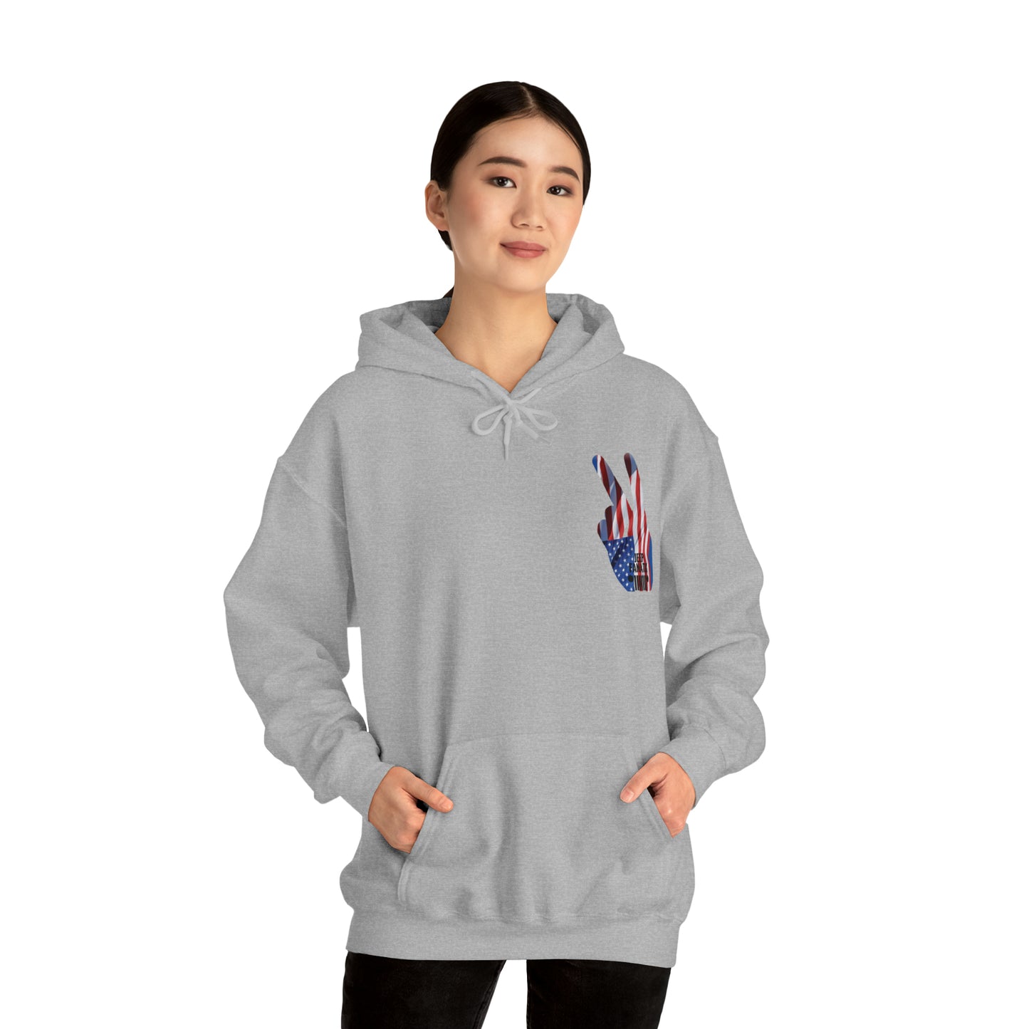 Unisex Heavy Blend™ Hooded Sweatshirt American Jeep Wave