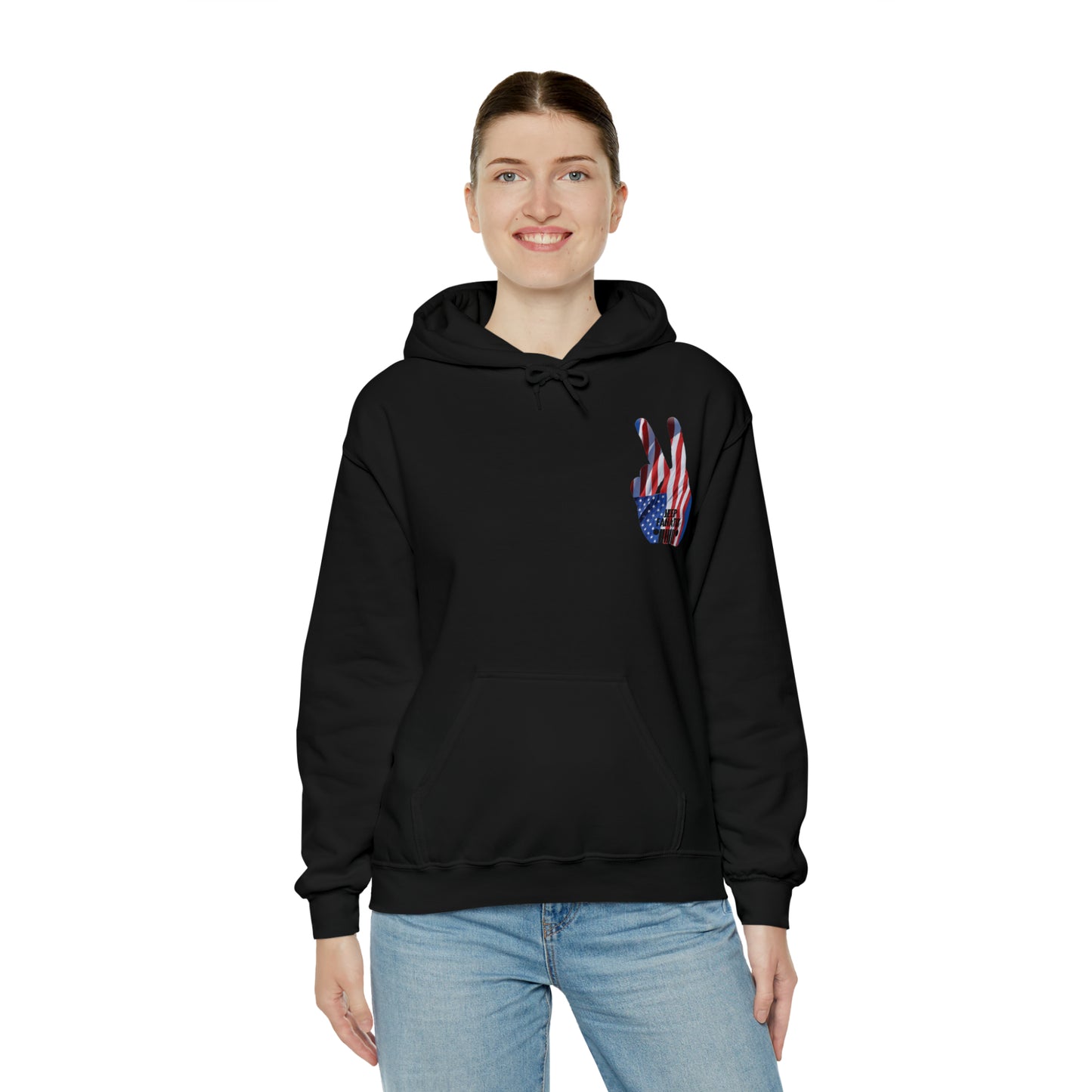 Unisex Heavy Blend™ Hooded Sweatshirt Stars, Stripes and Jeeps