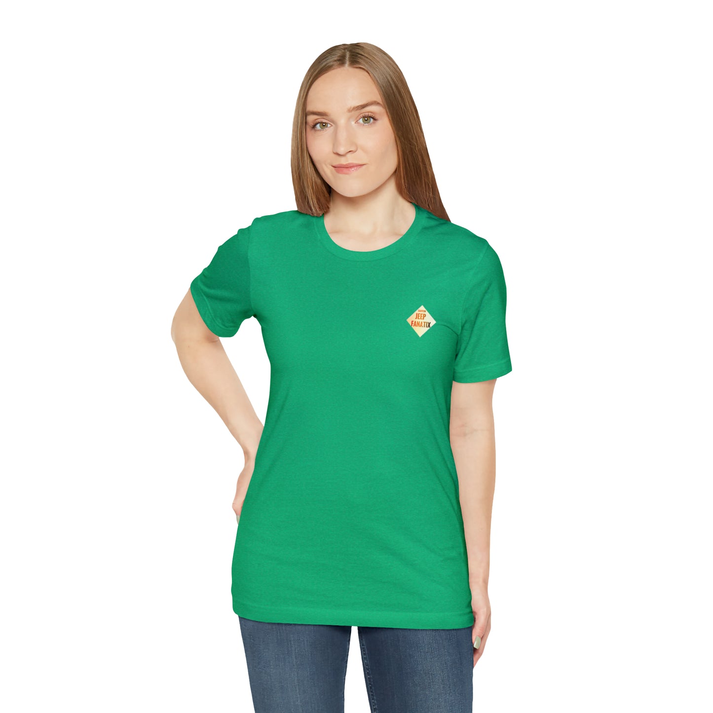 Unisex Jersey Short Sleeve Tee Rescue Green Jeep Wave